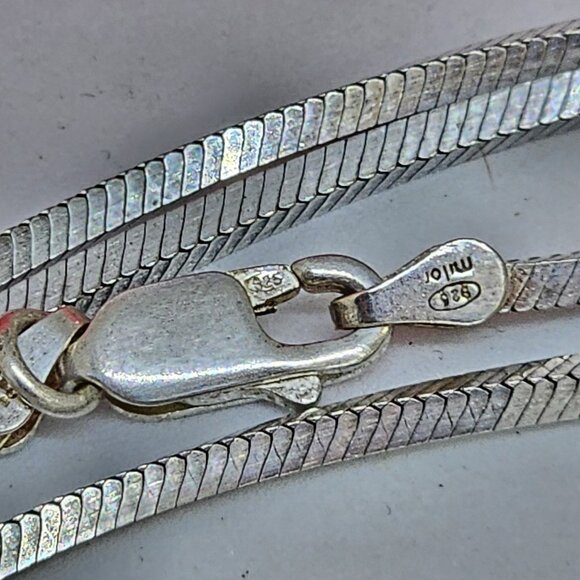 MILOR 925 Sterling Silver 2mm Serpentine Box Chain Necklace or Bracelet 60" 40g - Picture 4 of 12